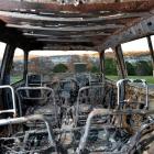 The Fire Service and police are investigating after fire gutted this car at Bracken View lookout...