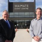 Waimate Mayor Craig Rowley (left) and Waimate District Council chief executive Bede Carran. Photo...