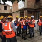 Some of the Nepali participants in the International Organisation for Migration project, funded...