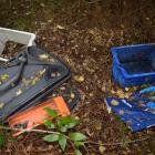 Some of the rubbish found.