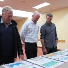 West Otago Community Board members (from left) Jeff McKenzie, John Herbert and Antony Robertson...