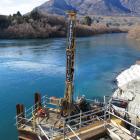 A team from Speight Drilling were working on a platform at the side of Kawarau River when they...