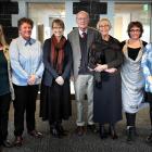 Molteno staff (from left) Carol Henderson, Janine Hunter, daughter Nina Molteno, Emeritus Prof...
