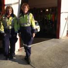 Senior Firefighters Tania Cochrane (left) and Deborah Simpson are pleased to know their brigade...
