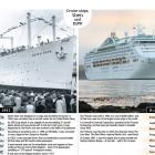 Cruise ships, then and now: how the <i> Seven Seas </i> and the <i> Sun Princess </i> compare.
