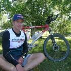 Dunedin multisporter Dougal Allan enjoys a break. Photo by Marjorie Cook.
