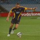 Highlanders fullback James Wilson in the match against the Waratahs last Saturday. Photo by Peter McIntosh.