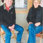 Mountain man: Naseby poet Ross McMillan and his friend Christine Diack, of Naseby, enjoy the...