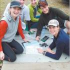 Team effort: Getting ready to hit the hills are Wanaka team Leave Pass (from left) Rebecca Picard...