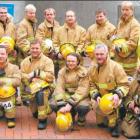 Cromwell and Alexandra firefighters who took part in the race to the top of Auckland’s Sky Tower...