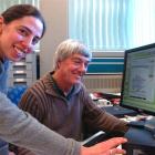 University of Otago energy management student Maria Callau and programme director Associate...