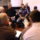 Wayne Smith faces the media at the Mercure Leisure Lodge in Dunedin yesterday morning. Photo by...