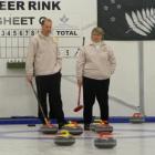 The Queensland mixed doubles team of Gerald Chick (left) and Jenn Thomas at the Naseby...