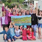 (Back row, from left) Josephine Tarasiewicz (9), Holly Bettis (9), Zhemera Marsh (11), Ariana...