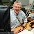 Brendan Telfer in his usual position at Radio Sport. Photo by the New Zealand Herald.