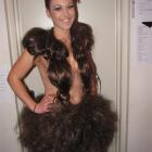 Elizabeth  Wallace-Gibbs in Stacy McTaggart's "From Pony to Show Pony"  creation before the...
