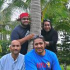 (From left) Hiliako Iaheto, Andrew Sione, Pos Mavaega and Rangitakau Tekii in New Caledonia....
