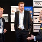 (From left) Straterra chief executive Chris Baker, AusIMM conference organiser and Dunedin based...