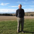 John Gibson  on his Patearoa property,  which looks out over the Maniototo where the Otago...