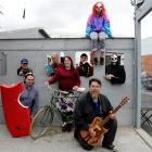 Local recipients of Dunedin Fringe Festival grants (clockwise, from front left) Andrew Scott (...