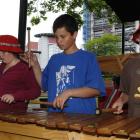 Port Chalmers School pupils (from left) Georgia Guthrie (11) Jacobi Kohu-Morris (11) and Tor...