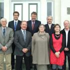 The last Telford Rural Polytechnic council met for the final time yesterday. They are (front from...
