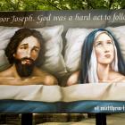 A billboard intended to provoke conversation about spiritual matters at Christmas has been put up...