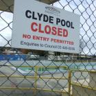 A decision on the fate of the Clyde pool will be made before the 2011 season. It will remain...