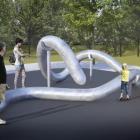 A digital image of the worm sculpture. Image supplied.