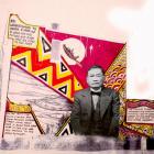 A drawing of the proposed mural to be painted on the Crown Hotel, in Rattray St.  Photo supplied.