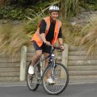 A face of a Dunedin physical activity campaign, Konileti Tavite, enjoys getting out on his bike,...