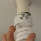 A fluorescent bulb. Photo by Linda Robertson.