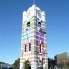 A geometric abstract sculpture in the shape of a 2m high pyramid will adorn the Queenstown...