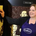 A hall of fame, made entirely of chocolate, is on display in the mall throughout the Dunedin...