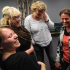 A laughter yoga session at Dunedin Community House.