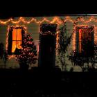 A Lawrence cottage owned by Kirsty Garner, illuminated as part of the mid-winter Light Up Your...