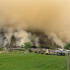 A permitted burn-off on Hillend Station, Wanaka, sent thick plumes of smoke over the town...