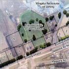 A revised plan for a possible subdivision on Wingatui Racecourse land, which attempts to reduce...