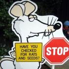 A sign on Ulva Island. Photo supplied.