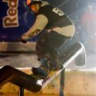 A snowboard competitor takes part in the Parklife Invitational on Saturday. Photos supplied.