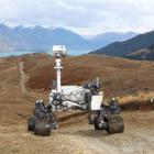 A Space Odyssey . . . A replica of the Nasa Mars rover Curiosity, part of a Qantas promotion...
