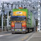 A truck crosses the Alexandra Bridge, which  will be strengthened  to allow heavier vehicles to...