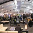 A view inside the temporary hall beside the Queenstown Events Centre that is housing more than...