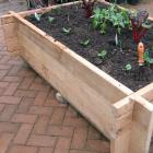 A wooden kitset garden that retails for about $225. Photos by Gillian Vine.