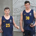 Aaron (left) and Bradley Tarleton at Taieri College. Photo by Gregor Richardson.