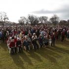 About 2500 people yesterday  gathered  in  Takaro Park, in Oamaru,  protesting against proposed...