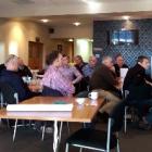About 30 people attend a meeting held by the Independent Forestry Safety Review in Balclutha...