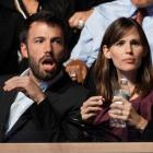 Actors Ben Affleck and Jennifer Garner are seen at the Democratic National Convention in Denver...