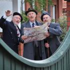 Actors (from left) Peter Hayden (Gustave), Geoffrey Heath (Phillippe) and Simon O'Connor (Henri)...