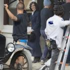 Actress Rachel Weisz, at Port Chalmers, filming The Light Between Oceans earlier this year. Photo...